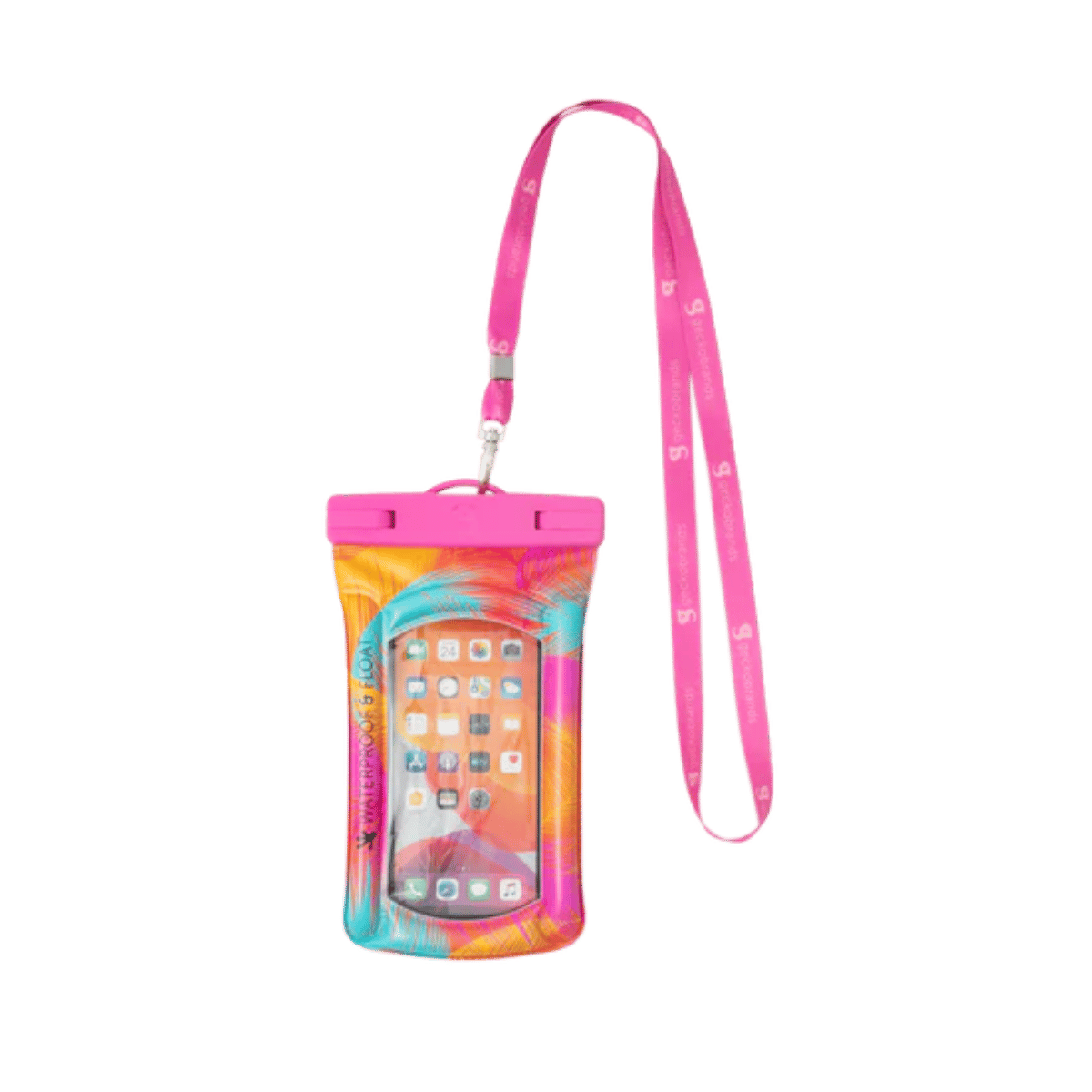 GECKO BRANDS FLOAT PHONE DRY BAG - COLOR PALM