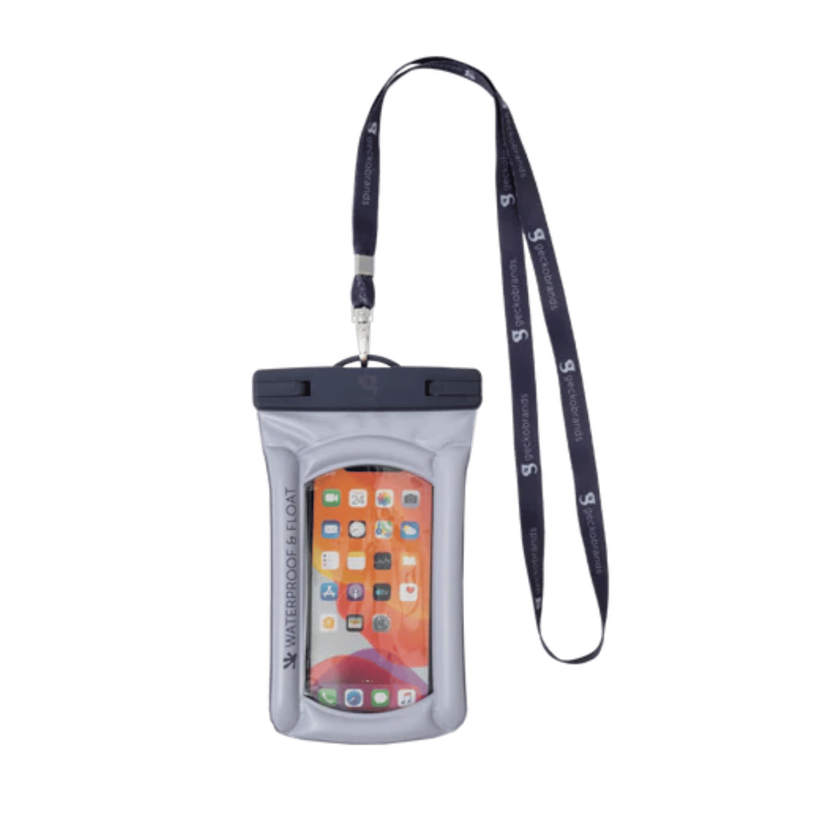 GECKO BRANDS FLOAT PHONE DRY BAG - LILAC