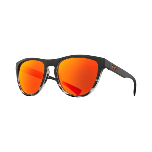 GIRO MILLS SUNGLASSES - MATTE BLACK-TORTOISE FADE/VIVID EMBER