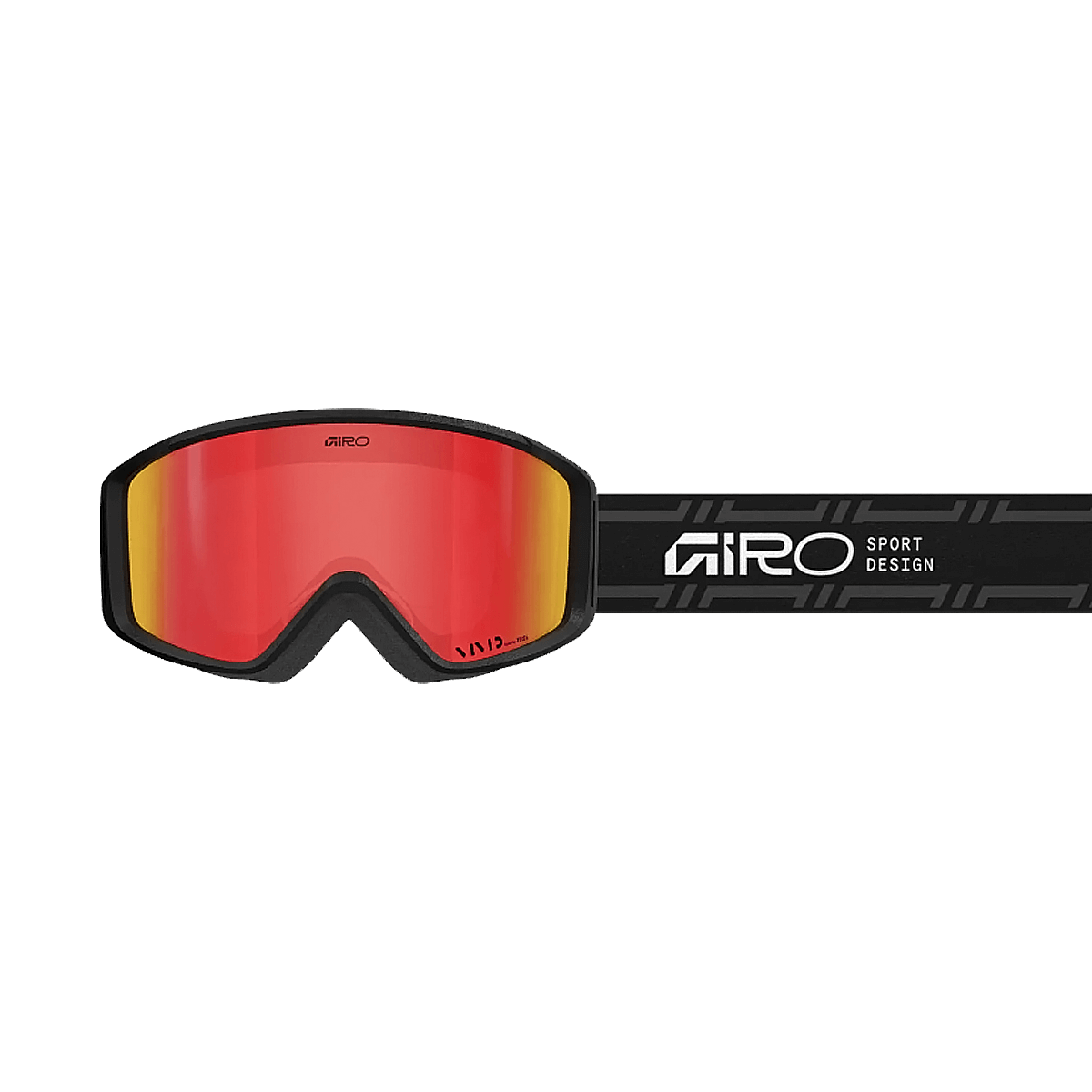 GIRO INDEX 2.0 OTG GOGGLES BLACK STACKED AMBER SCARLETT