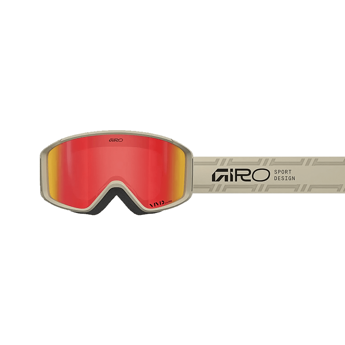 GIRO INDEX 2.0 OTG GOGGLES TAN STACKED AMBER SCARLETT