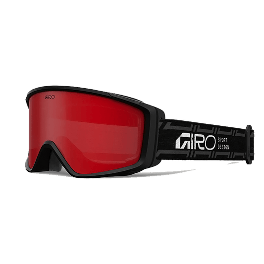 GIRO INDEX 2.0 OTG GOGGLES BLACK STACKED AMBER SCARLETT