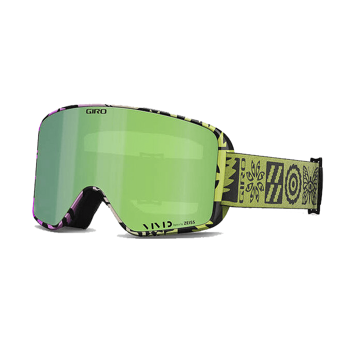 GIRO METHOD GOGGLES 2024 GLOW GREEN SHELTER VIVID