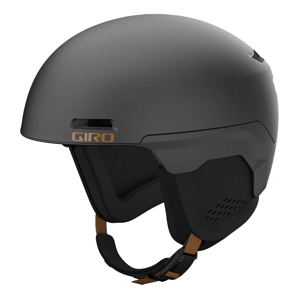 GIRO OWEN SPHERICAL HELMET - METALLIC COAL TAN