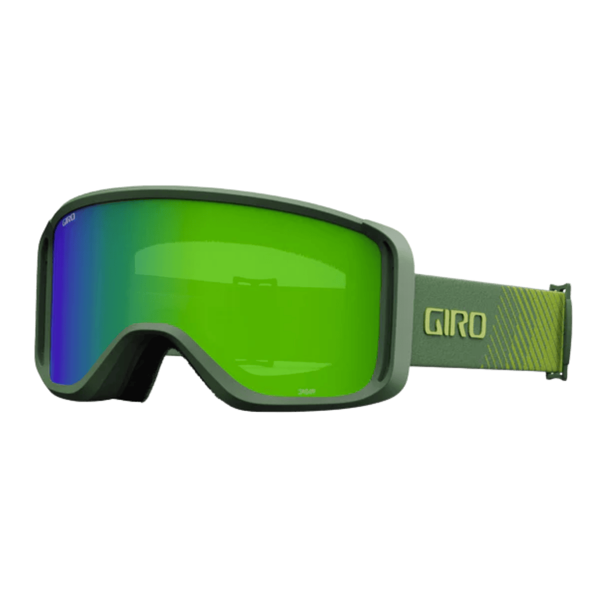 GIRO SAGEN GOGGLES WITH BONUS LENS - GREEN  STREAKER - LODEN YELLOW