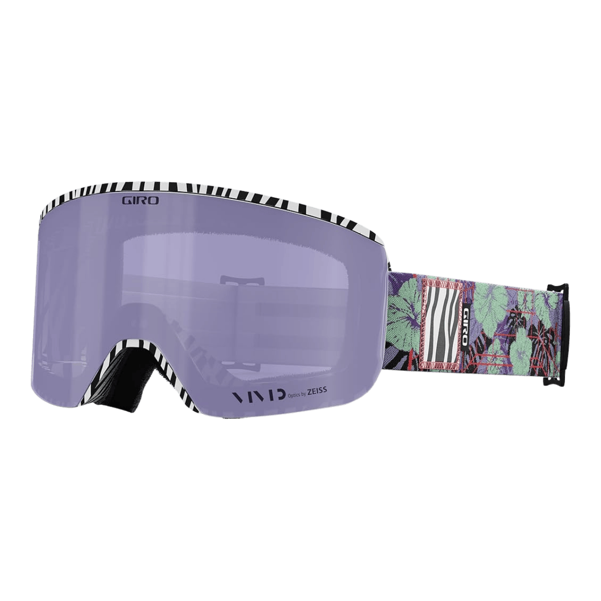 GIRO WOMEN’S ELLA GOGGLES WITH BONUS LENS - MEDIUM - PURPLE JUNGLE STEEZE - VIV HAZE/VIV INF