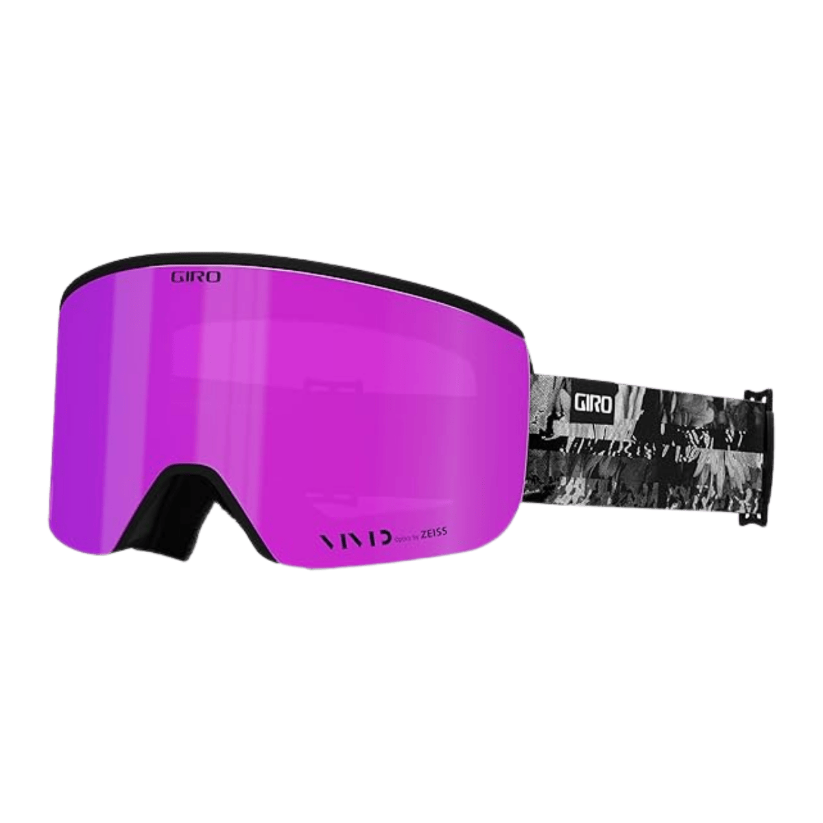 GIRO WOMEN’S ELLA GOGGLES WITH BONUS LENS - MEDIUM - B/W DATA MOSH - VIV PINK/VIV INF