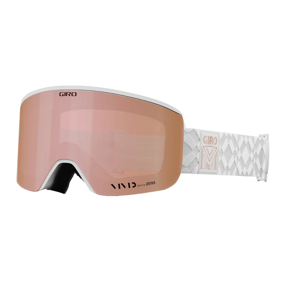 GIRO WOMEN’S ELLA GOGGLES WITH BONUS LENS - MEDIUM - WHITE LIMITLESS2 - VIV ROSEGLD/VIV INF