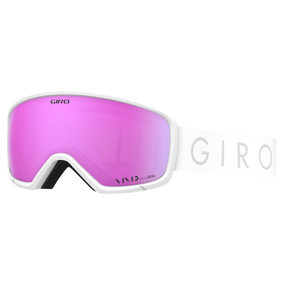 GIRO WOMEN'S MILLIE GOGGLES 2024 - MEDIUM - WHITE CORE LIGHT - VIV PINK