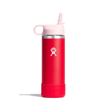 HYDRO FLASK 18OZ KIDS WIDE MOUTH BOTTLE WITH STRAW CAP GOJI