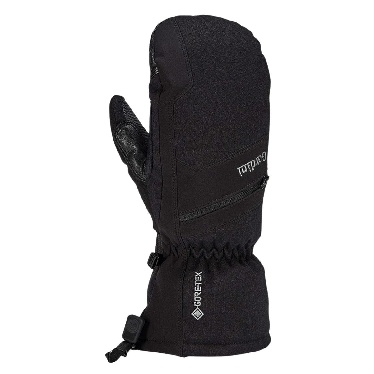 GORDINI MEN'S DA GOOSE GORE-TEX MITT - BLACK - BACK VIEW