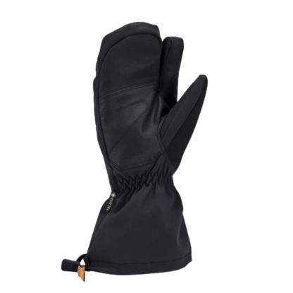 GORDINI MEN'S GTX STORM 3-FINGER MITT - BLACK/TAN - PALM VIEW