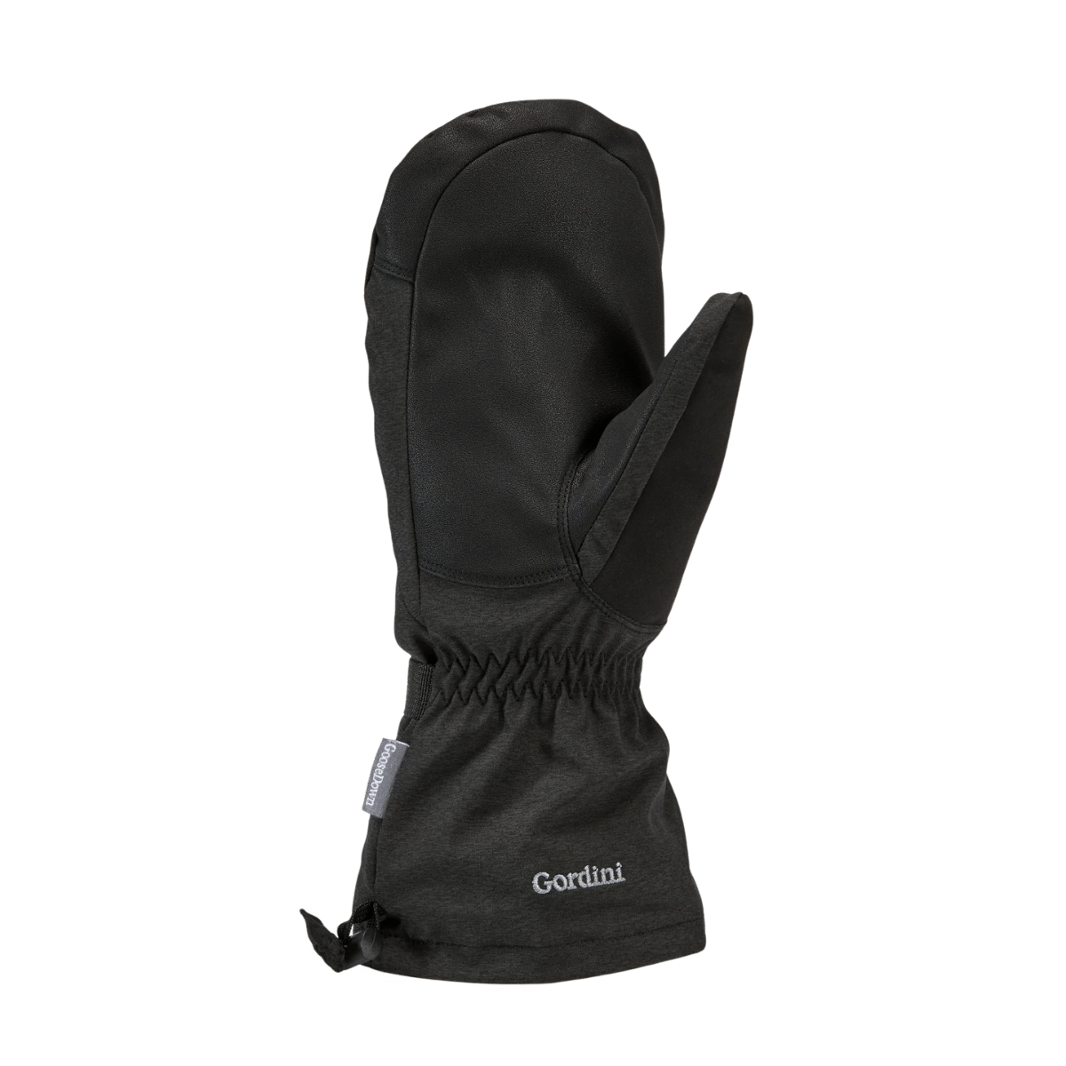 GORDINI MEN'S AQUABLOC DOWN GAUNTLET MITT - BLACK - PALM VIEW