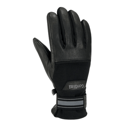 GORDINI MEN'S SPRING GLOVE - BLACK - BACK VIEW