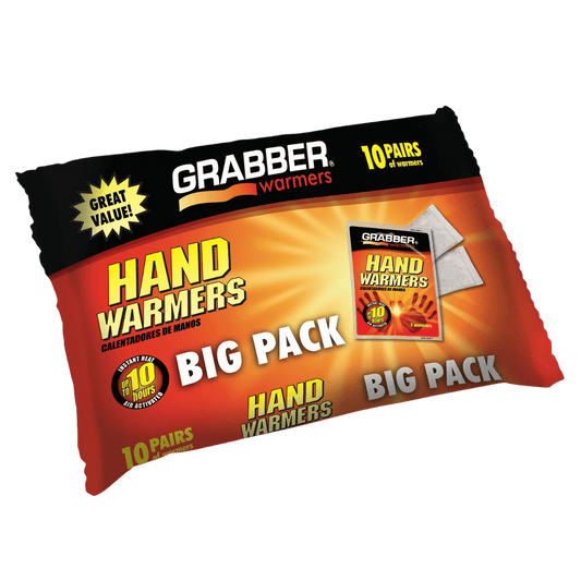 GRABBER HAND WARMER PRO PACK 10 PAIR IN PACK