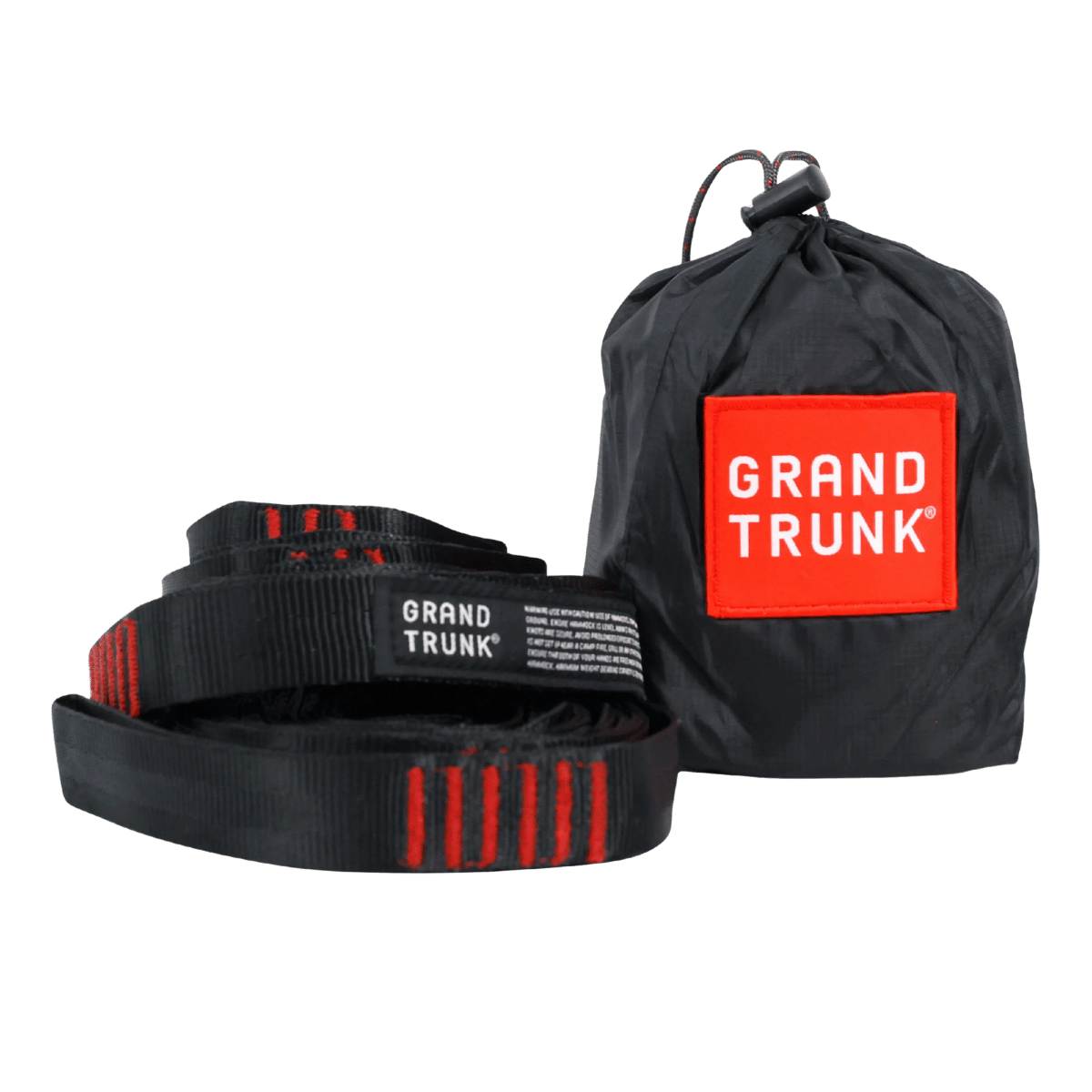 GRAND TRUNK HAMMOCK SUSPENSION STRAPS BLACK