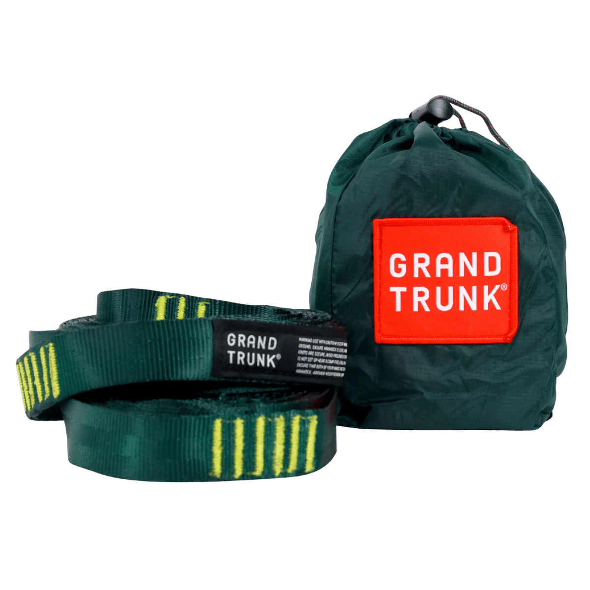 GRAND TRUNK HAMMOCK SUSPENSION STRAPS FOREST GREEN