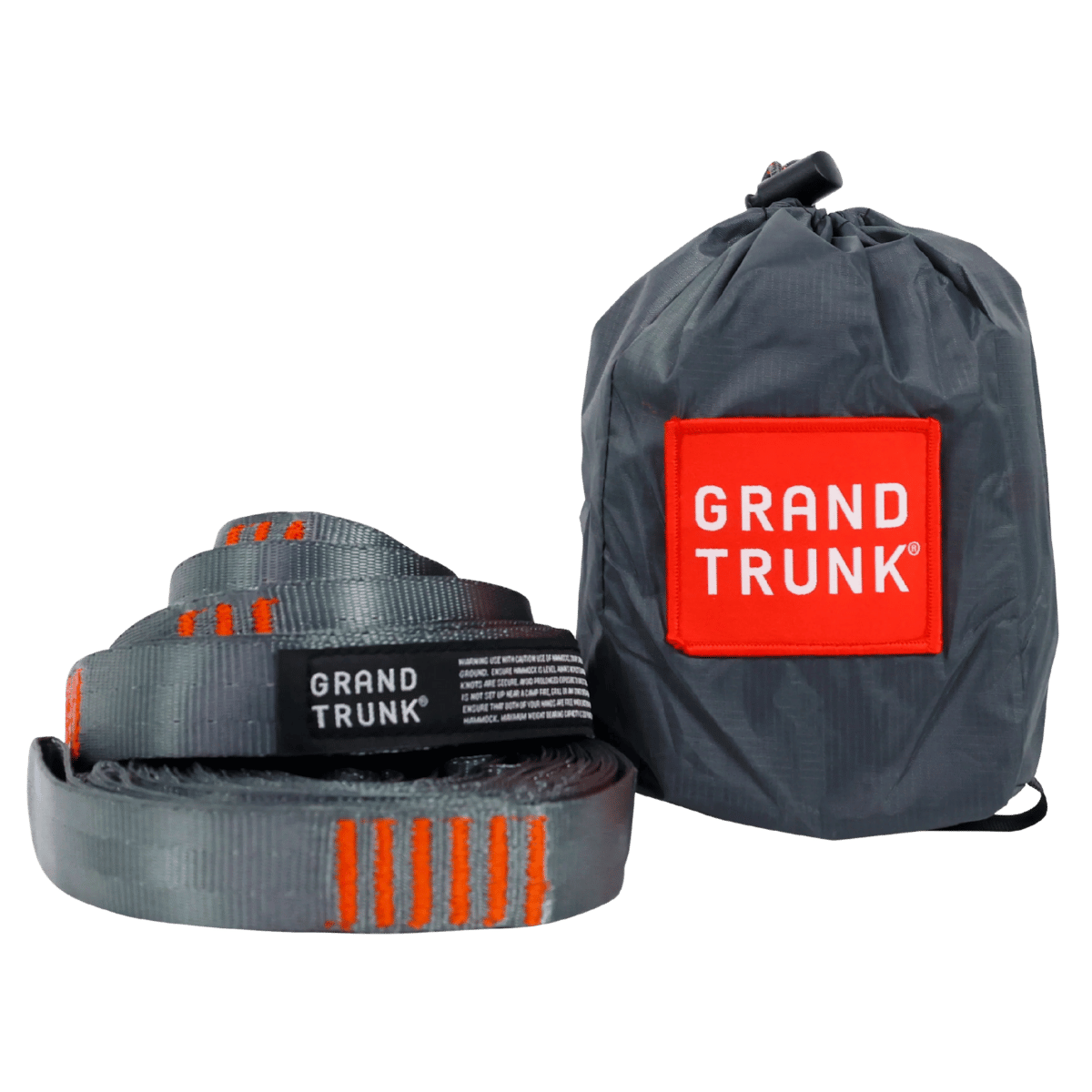 GRAND TRUNK HAMMOCK SUSPENSION STRAPS GREY