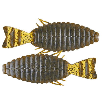 DEPS BULL FLAT CREATURE BAIT GREEN PUMPKIN