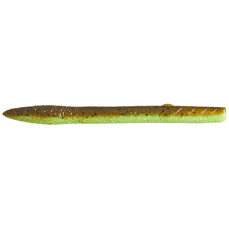 DEPS SLENDER SCAT SOFT STICK BAIT GREEN PUMPKIN CHART