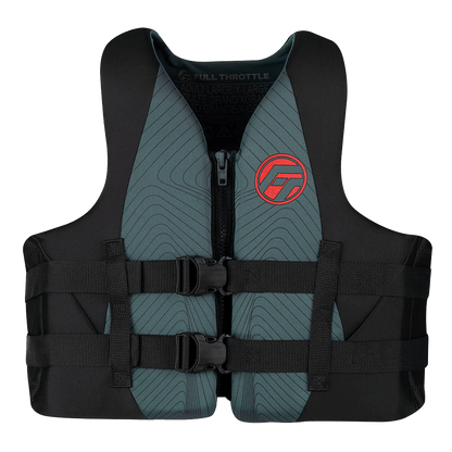 FULL THROTTLE ADULT RAPID-DRY LIFE JACKET GREY