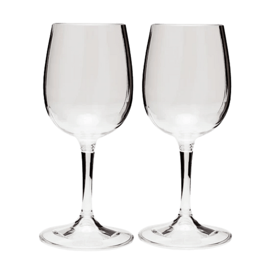 GSI OUTDOORS SHATTERPROOF NESTING WINE GLASS SET