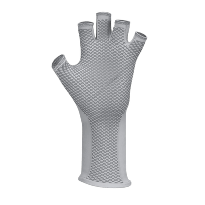 HUK MEN'S PURSUIT SUN GLOVES - HARBOR MIST - PALM VIEW