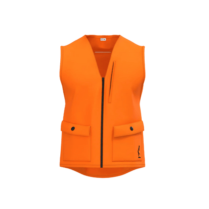 HALF RACK YOUTH DELUXE BLAZE VEST - BLAZE ORANGE_FRONT ANGLE