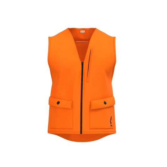 HALF RACK YOUTH DELUXE BLAZE VEST - BLAZE ORANGE_FRONT ANGLE