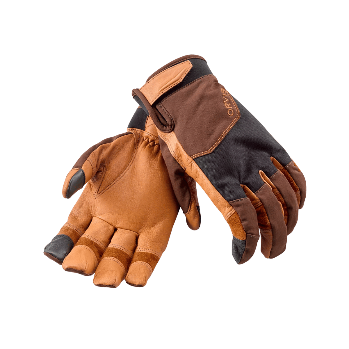 ORVIS COLD WEATHER HUNTING GLOVE - BLACK/BRN 