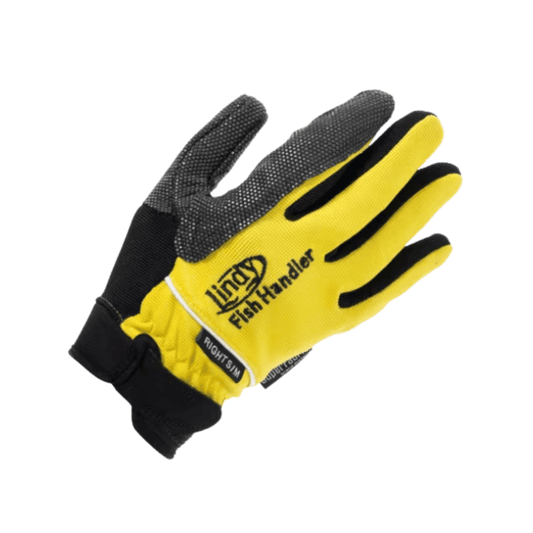 LINDY FISH HANDLING GLOVE - MD- RH - YELLOW