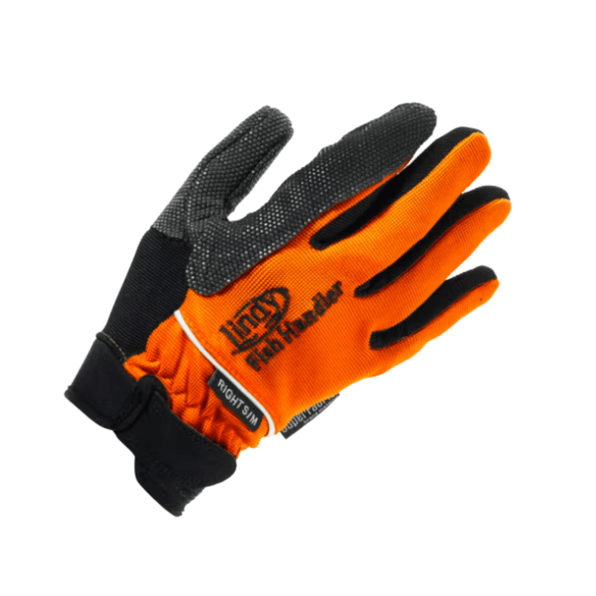 LINDY FISH HANDLING GLOVE - LG - RH - ORANGE