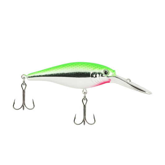 BERKLEY FLICKER SHAD 3/16OZ HARD BAIT - LIME CHROME