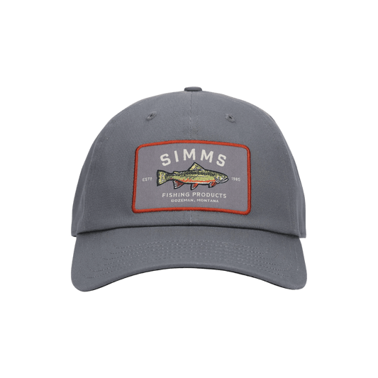 SIMMS SINGLE HAUL CAP - ONE SIZE - GUNMETAL TROUT