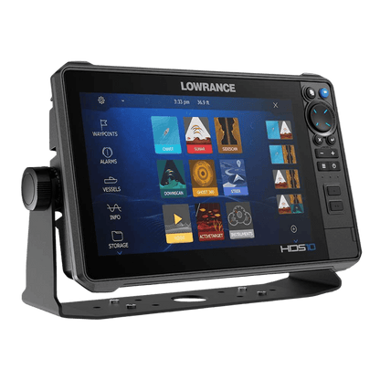 LOWRANCE HDS-10 PRO – USA/CAN MAPS WITH ACTIVE IMAGING 3-IN-1 TRANSDUCER_ANGLED SIDE VIEW