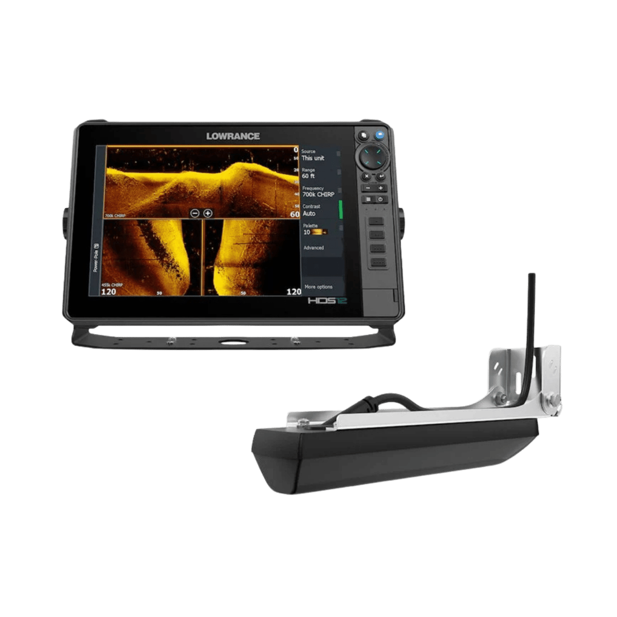 LOWRANCE HDS-12 PRO – USA/CAN CHARTS WITH ACTIVE IMAGING 3-IN-1 TRANSDUCER - SET