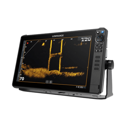 LOWRANCE HDS PRO 16 US/CAN MULTIFUNCTION DISPLAY WITH C-MAP DISCOVER_ANGLED SIDE VIEW