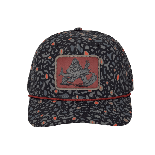 PARAMOUNT FIN HEAD PATCH CAP - BLACK