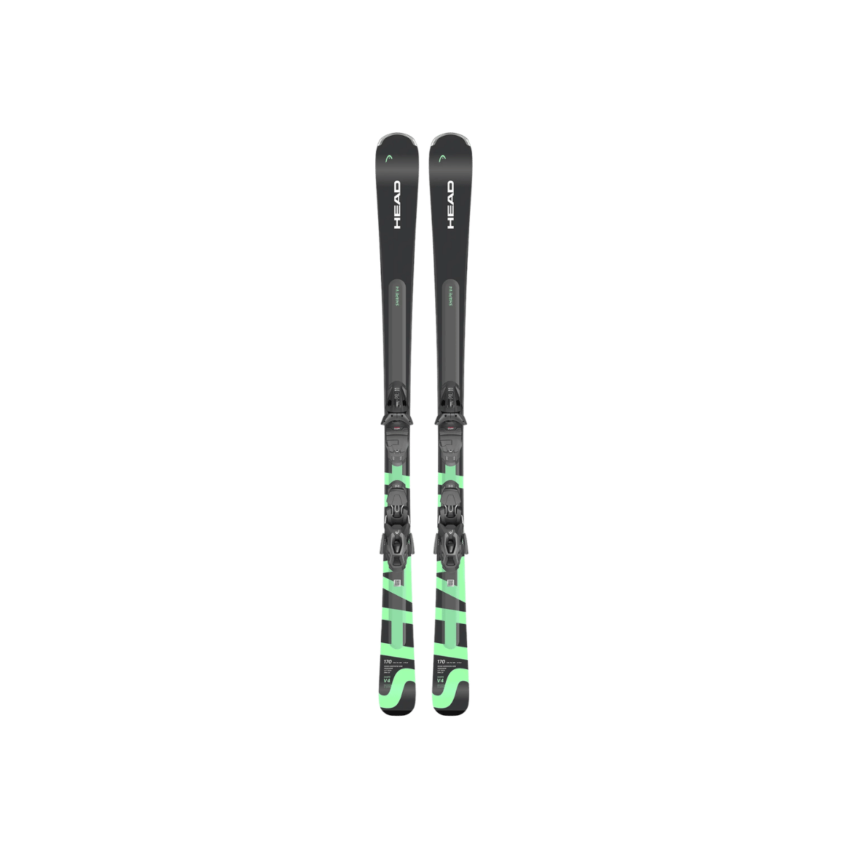 HEAD V-SHAPE V4 XL W/R10 GW  SYS BLACK GREEN