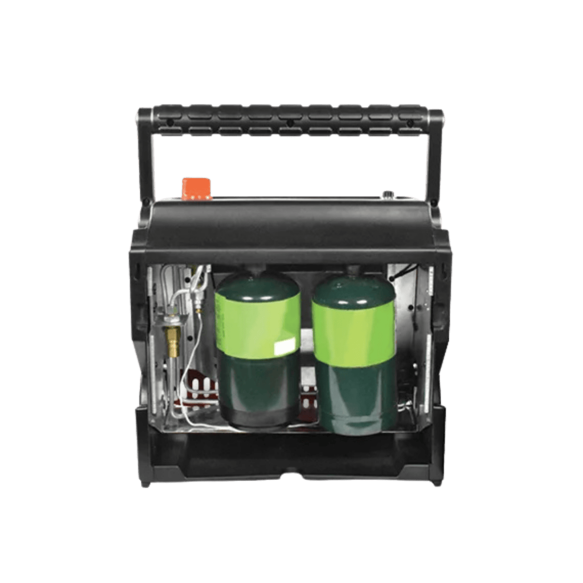 HEAT HOG LIQUID PROPANE PORTABLE HEATER - 18000 BTU" - BACK VIEW