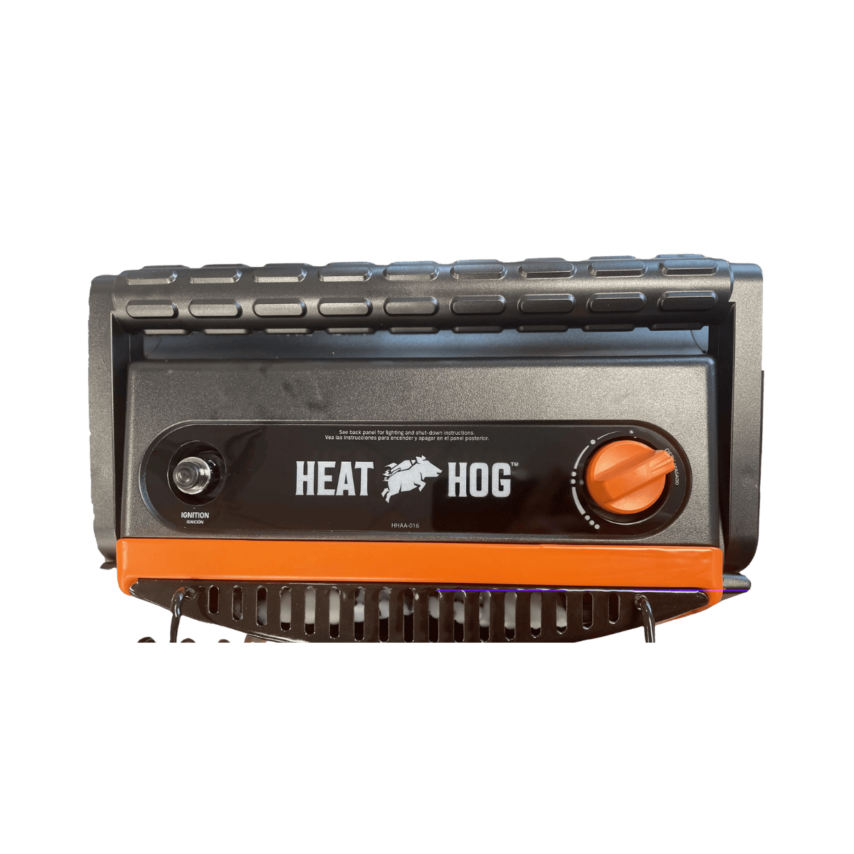 HEAT HOG LIQUID PROPANE PORTABLE HEATER - 18000 BTU" - TOP VIEW