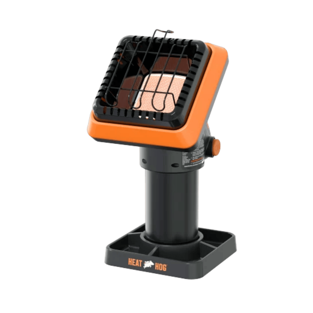 HEAT HOG LIQUID PROPANE PORTABLE HEATER - 4000 BTU" - LEFT SIDE VEW