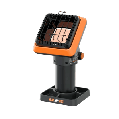 HEAT HOG LIQUID PROPANE PORTABLE HEATER - 4000 BTU" - LEFT SIDE VEW