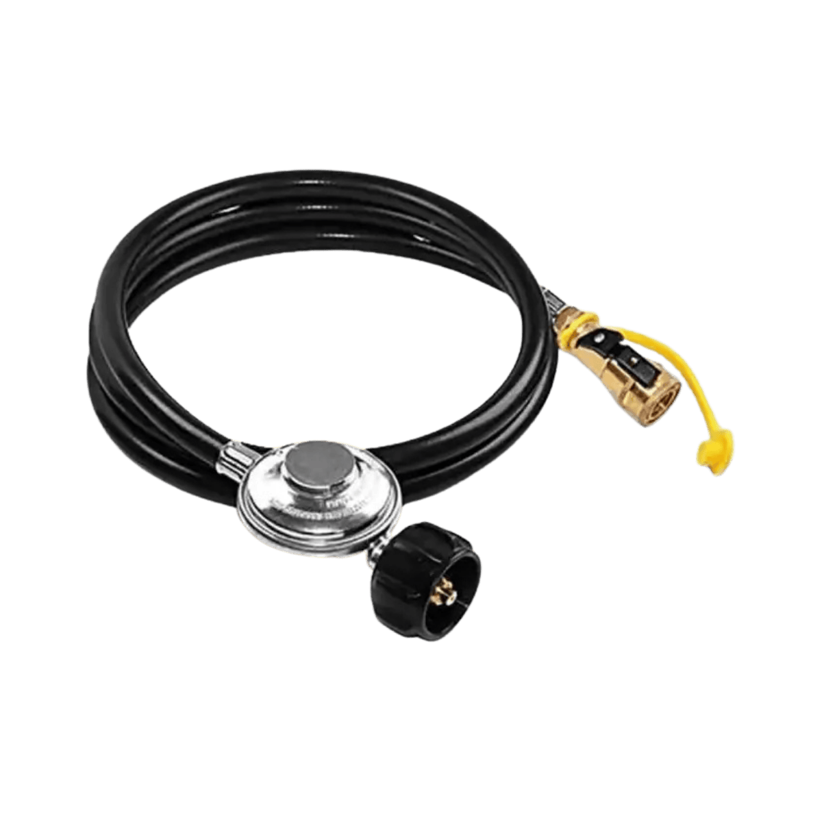 HEAT HOG QUICK CONNECT HOSE REGULATOR - 20LB" - RIGHT SIDE VIEW