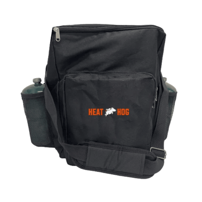 HEAT HOG 04K AND 09K TRAVEL BAG WITH STRAP - BLACK - FRONT VIEW