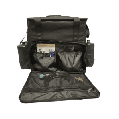HEAT HOG 18K TRAVEL BAG WITH STRAP - BLACK - SIDE POCKET