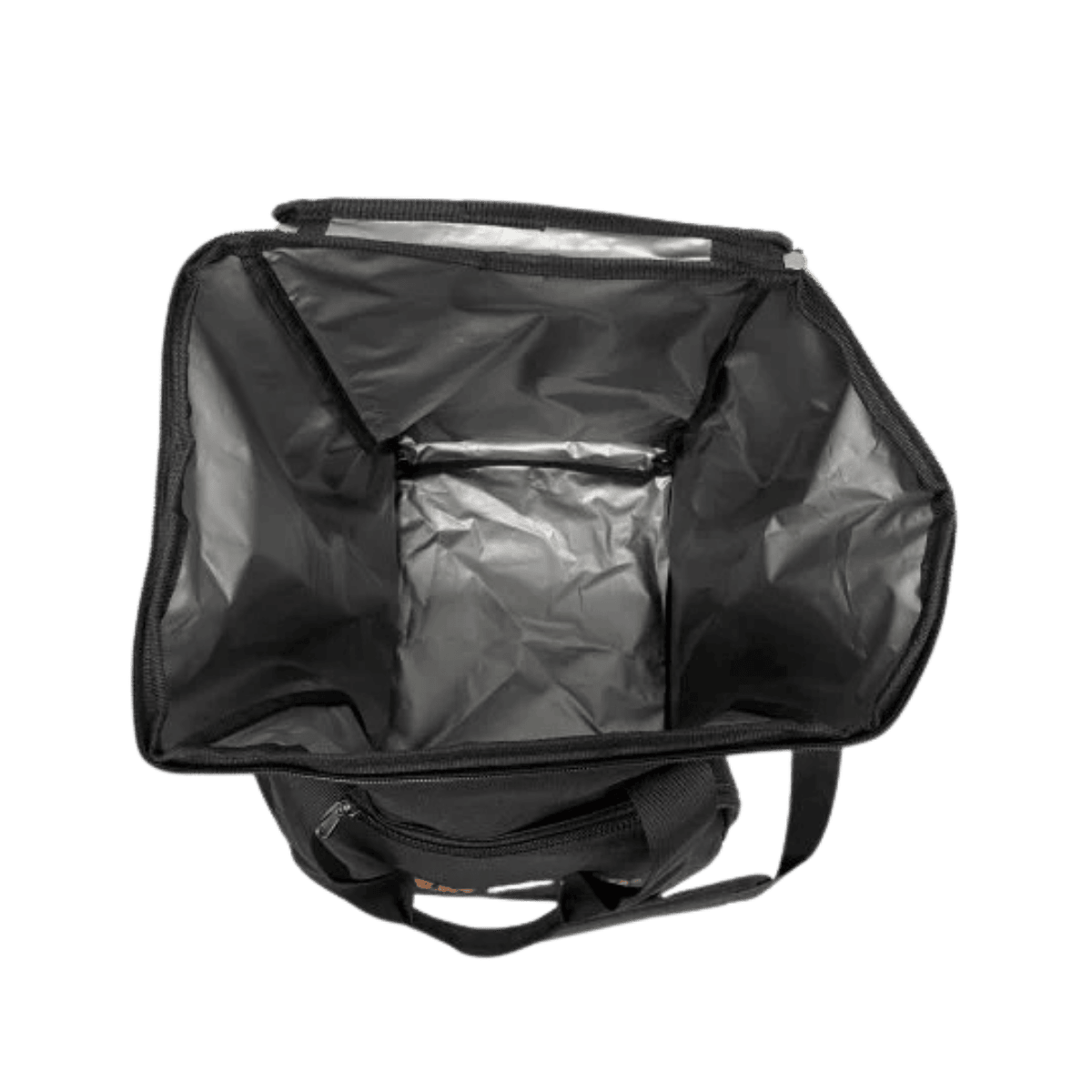 HEAT HOG 04K AND 09K TRAVEL BAG WITH STRAP - BLACK - TOP VIEW OPEN