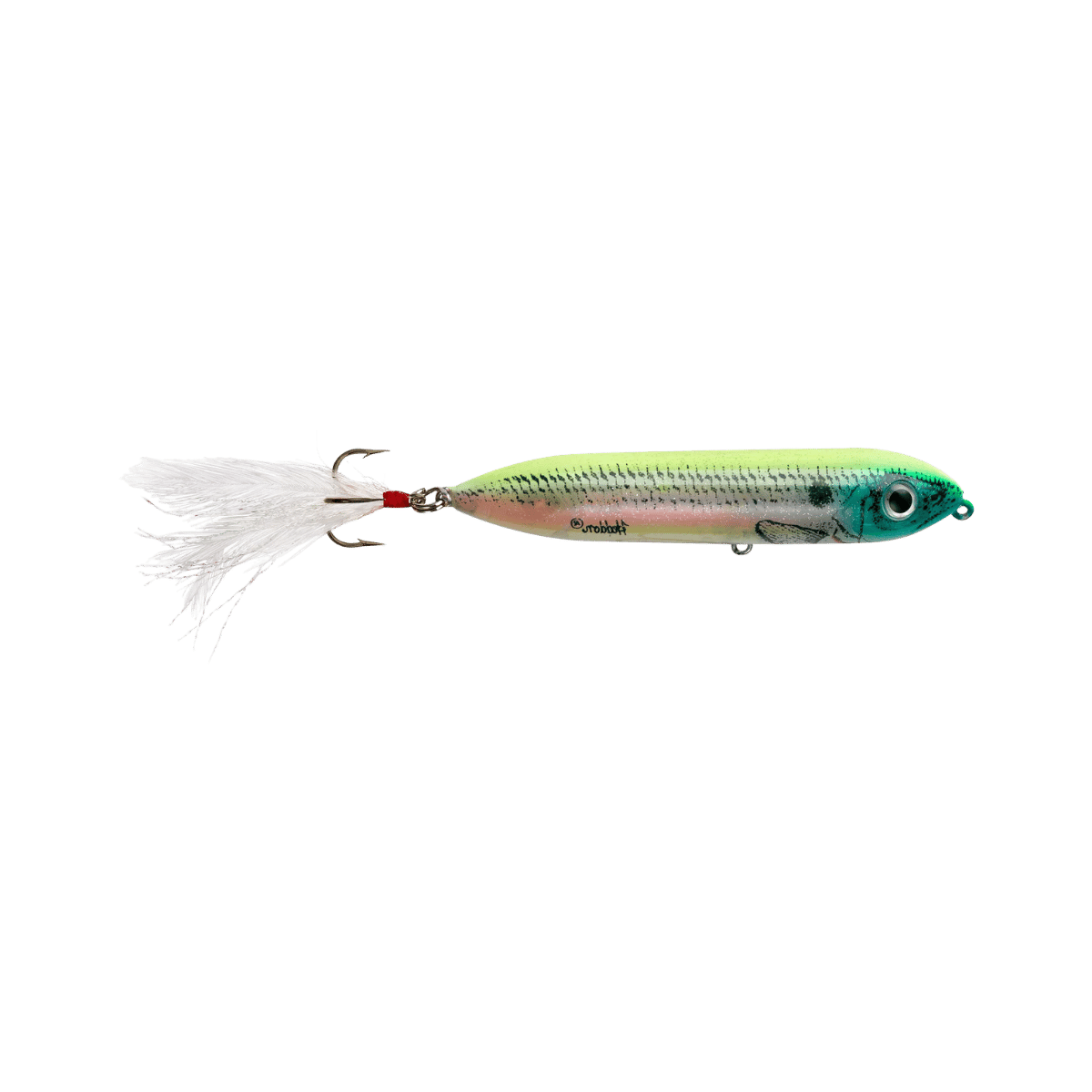 HEDDON FEATHER SUPER SPOOK JR OKIE SHAD IMAGE