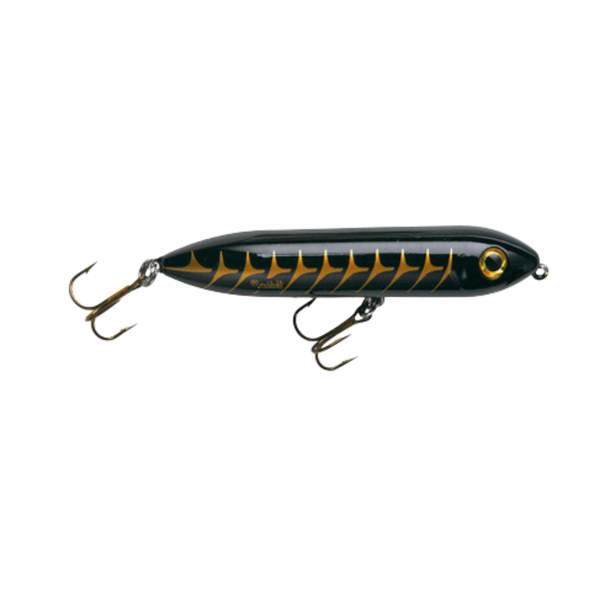 HEDDON SUPER SPOOK JR BLACK SHORE SHAD IMAGE