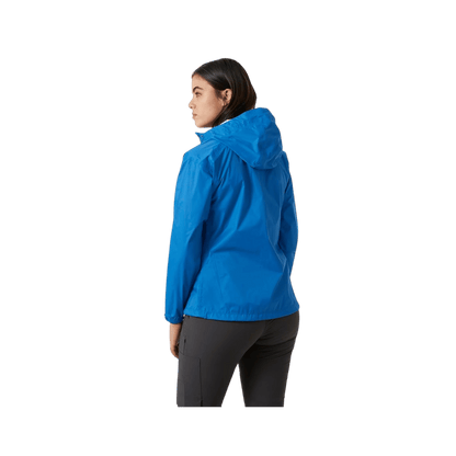 HELLY HANSEN WOMEN'S LOKE JACKET - DEEP FJORD, BACK ANGLE, MD, LG, XL, XXL